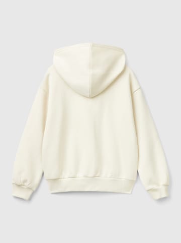 Benetton Sweatjacke in Creme
