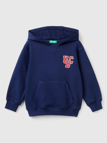 Benetton Hoodie donkerblauw