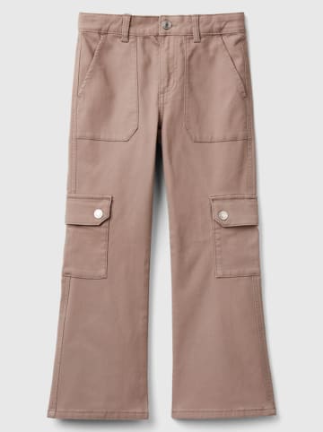 Benetton Cargohose in Taupe