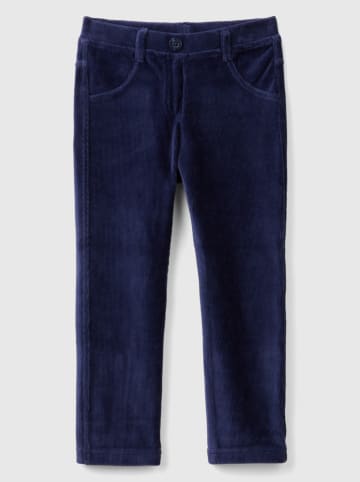 Benetton Cordhose in Dunkelblau