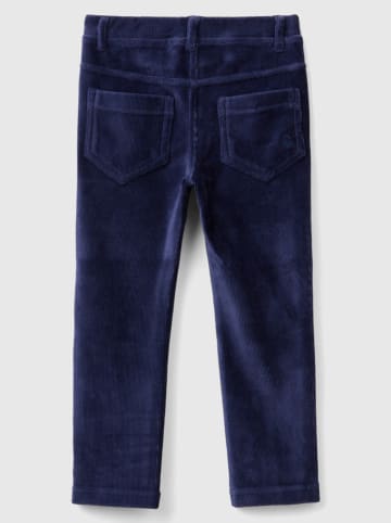 Benetton Cordhose in Dunkelblau