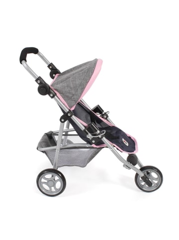 Bayer CHIC 2000 Poppenbuggy "LOLA" lichtroze/grijs - vanaf 3 jaar