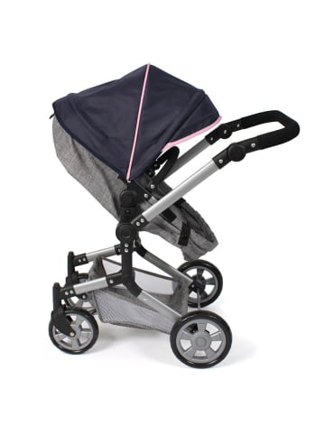 Bayer CHIC 2000 Poppenwagen "Linus" donkerblauw - vanaf 3 jaar