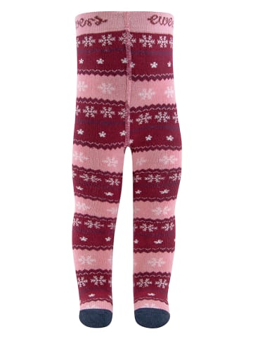 ewers Thermo-Strumpfhose "Norweger" in Rosa/ Rot
