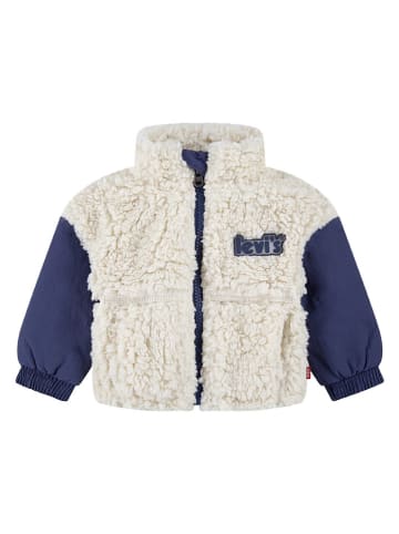 Levi's Kids Kurtka pluszowa w kolorze granatowo-białym
