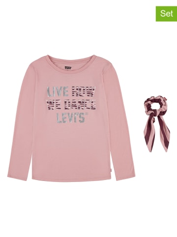 Levi's Kids 2-częściowy zestaw w kolorze jasnoróżowym
