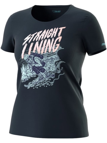 DYNAFIT Functioneel shirt "ARTIST SERIES" donkerblauw