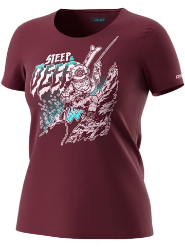 DYNAFIT Functioneel shirt "ARTIST SERIES" bordeaux