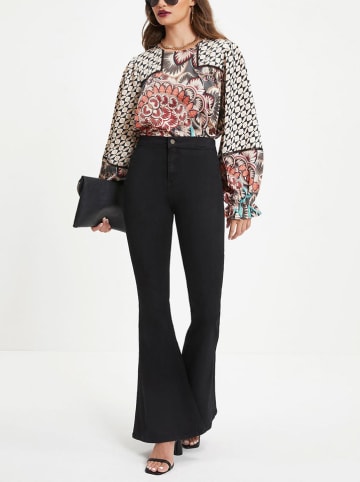 Milan Kiss Blouse crème/zwart