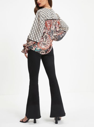 Milan Kiss Bluse in Creme/ Schwarz