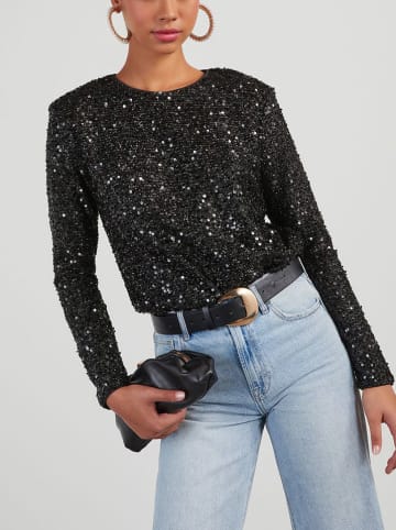 Milan Kiss Bluse in Schwarz