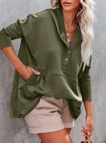Milan Kiss Hoodie in Khaki