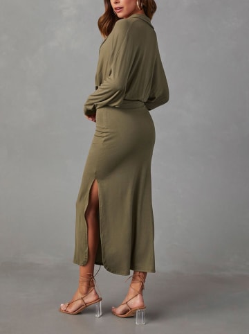 Milan Kiss Kleid in Khaki