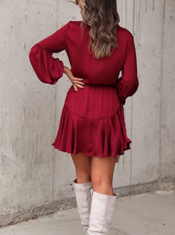 Milan Kiss Jurk bordeaux