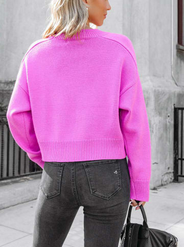 Milan Kiss Sweter w kolorze różowym