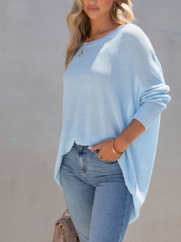 Milan Kiss Pullover in Hellblau