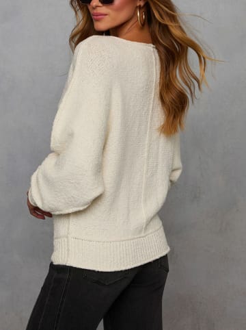 Milan Kiss Pullover in Creme