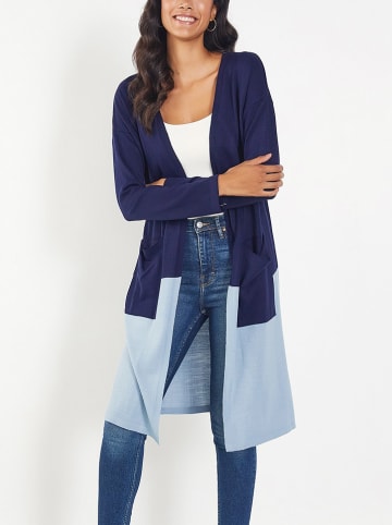 Milan Kiss Vest donkerblauw/lichtblauw