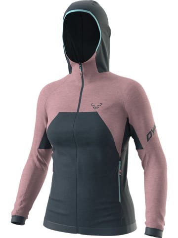 DYNAFIT Fleece vest "Tour Wool" in Hellrosa/antraciet