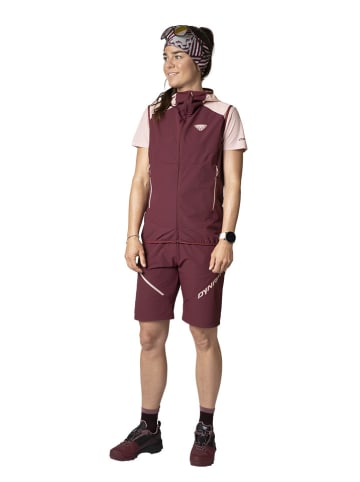 DYNAFIT Funktionsweste "Transalper" in Bordeaux/ Hellrosa