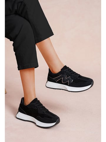 Foreverfolie Sneakersy w kolorze czarnym