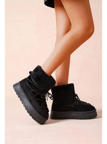 Foreverfolie Winterboots in Schwarz