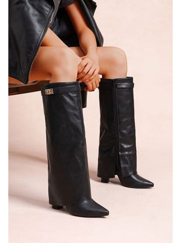 Foreverfolie Stiefel in Schwarz