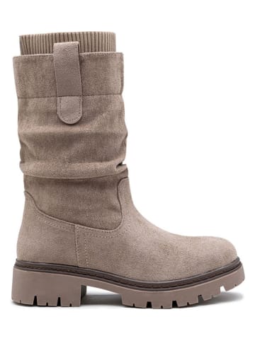 Foreverfolie Kozaki w kolorze khaki