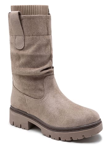 Foreverfolie Kozaki w kolorze khaki
