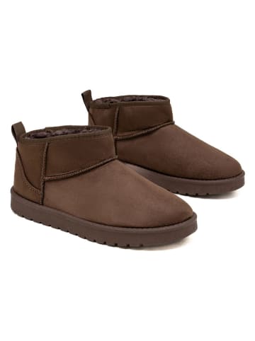 C'M Winterboots donkerbruin