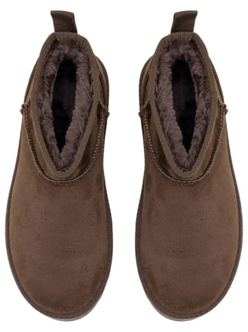 C'M Winterboots donkerbruin