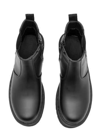 C'M Chelsea-Boots in Schwarz