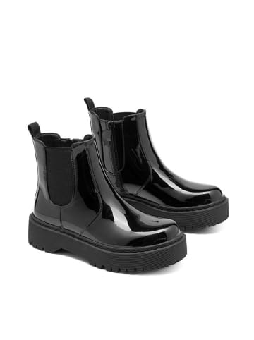 C'M Chelsea-Boots in Schwarz