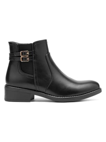 C'M Enkelboots zwart