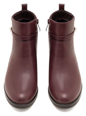 C'M Enkelboots bordeaux