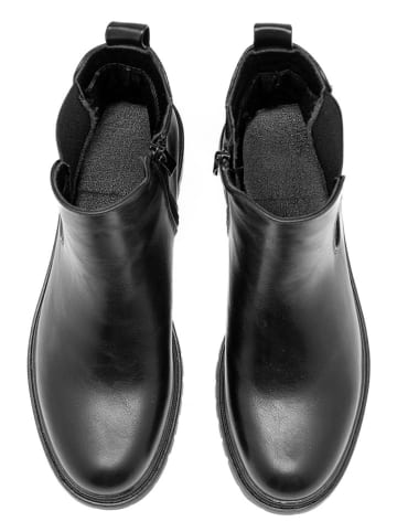 C'M Chelsea-Boots in Schwarz