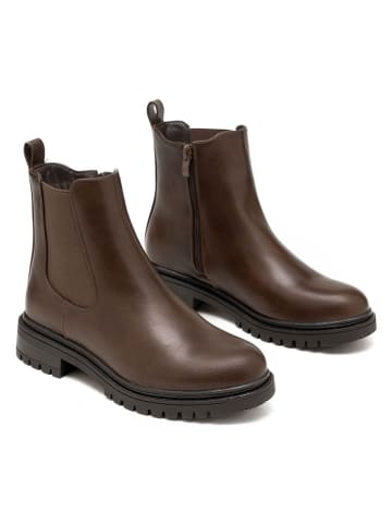 C'M Chelsea-Boots in Braun