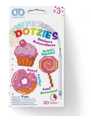 DOTZIES® Kreativset "Diamond Painting Sticker Süssigkeiten" - ab 6 Jahren