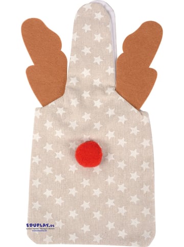 Eduplay Torba świąteczna "Reindeer" w kolorze beżowym