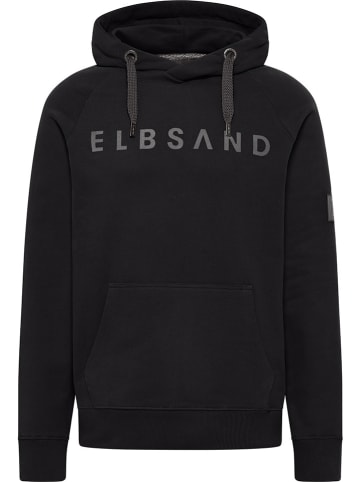 ELBSAND Hoodie "Kjetil" in Schwarz