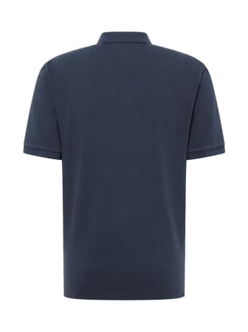 ELBSAND Koszulka polo "Len" w kolorze granatowym