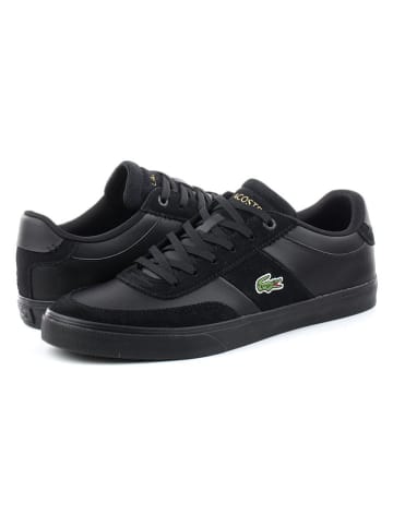 Lacoste Leren sneakers zwart