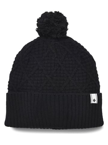 Black Diamond Wełniana czapka w kolorze czarnym