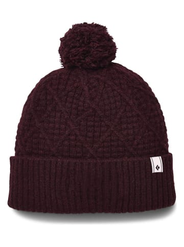 Black Diamond Wollen muts bordeaux