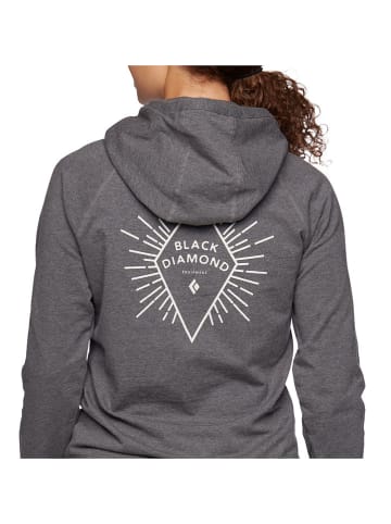 Black Diamond Hoodie "Rays" grijs