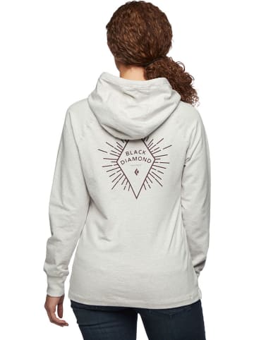 Black Diamond Hoodie "Rays" lichtgrijs