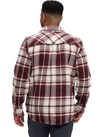 Black Diamond Koszula flanelowa "Projekt" w kolorze bordowo-kremowym