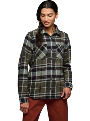 Black Diamond Flanellen blouse "Projekt" groen/zwart