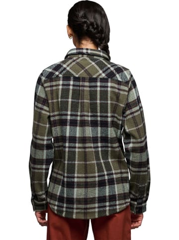 Black Diamond Koszula flanelowa "Projekt" w kolorze zielono-czarnym