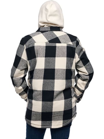 Black Diamond Hemdjacke "Projekt" in Creme/ Schwarz